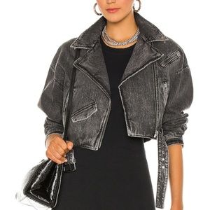 Lamarque DYLAN 80's Denim Biker Jacket